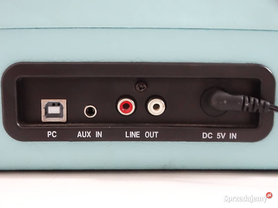 Gramofon walizkowy Denver VPL120 Blue Retro Biłgoraj