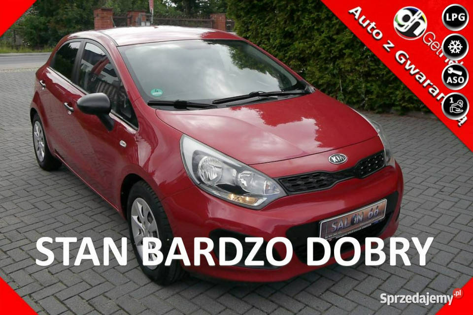 Kia Rio 14 GAZ LPG Stan b bez rdzy i korozji garażowany Częstochowa