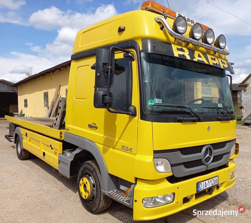Pomoc Drogowa Mercedes Atego 824 holownik tempomat