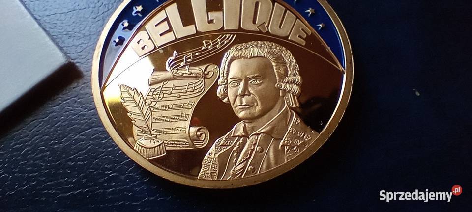 Stare monety Medal ECU 204 Numizmatyka Lesko