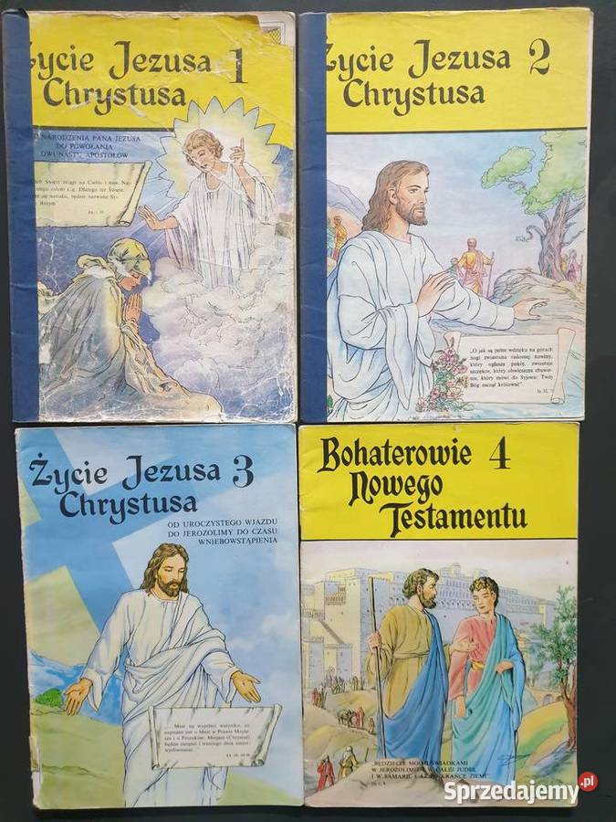 Życie Jezusa Chrystusa 4 komiksy religijne Komiksy Gdynia