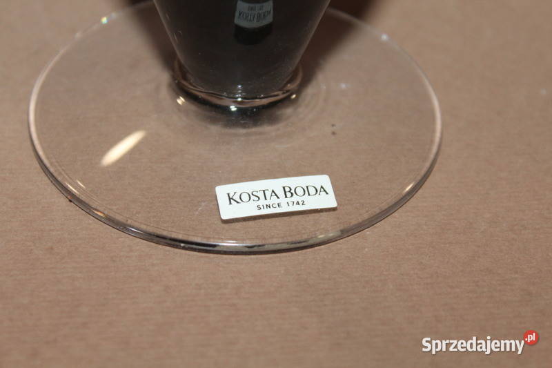 Szklany świecznik Kosta Boda 783 Szczecin sprzedam