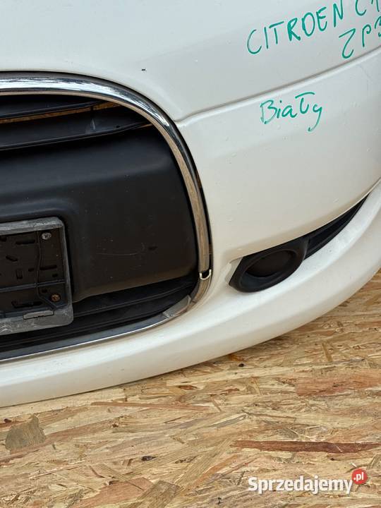 Citroen C1 Biały ZDERZAK PRZÓD PRZEDNI Słowikowo sprzedam