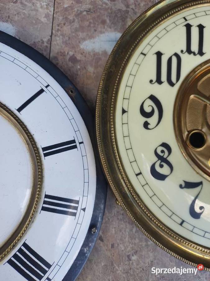 T227 Tarcza zegara GB Becker tzw porcelanka ecru Antyki pomorskie sprzedam
