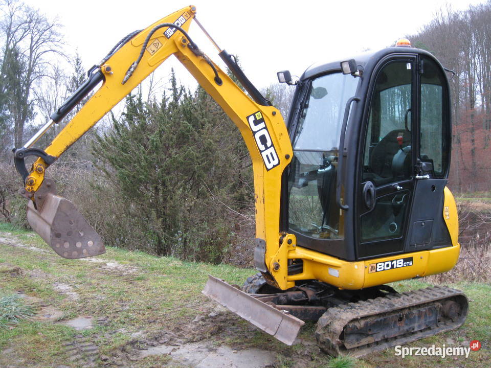 Minikoparka JCB 8018 model 2016r 8014 8016 8026 pomorskie Kołczygłowy sprzedam
