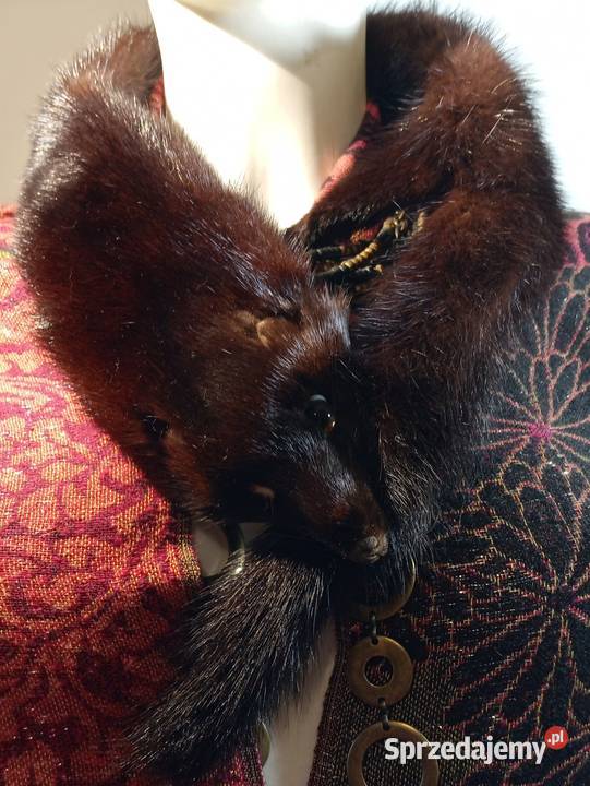 Kołnierz z futra norki mazowieckie Warszawa