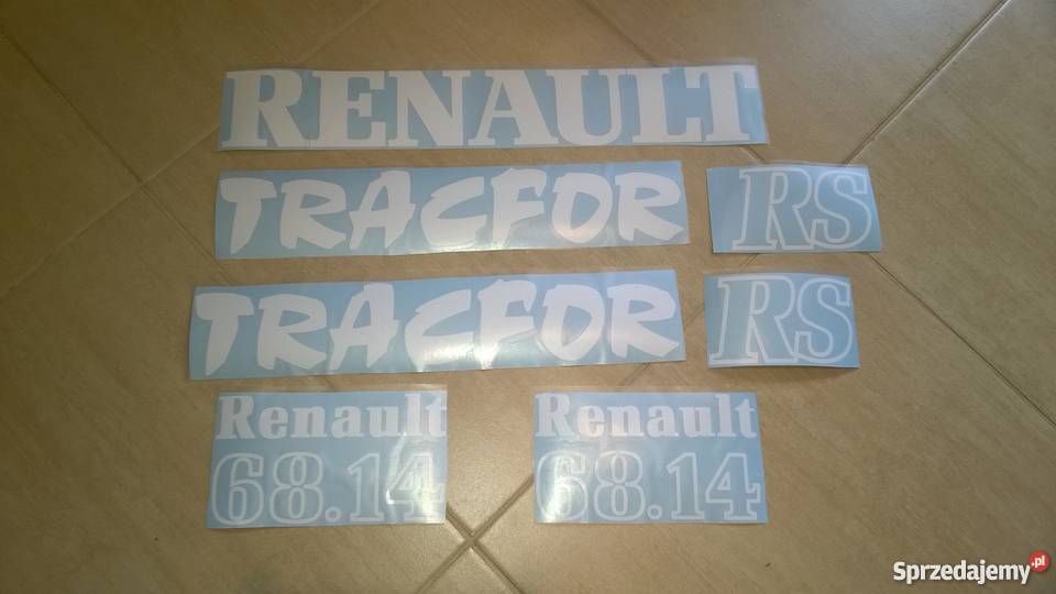 Renaualt 12054 TX 12014 zestaw naklejek Wola Wiewiecka
