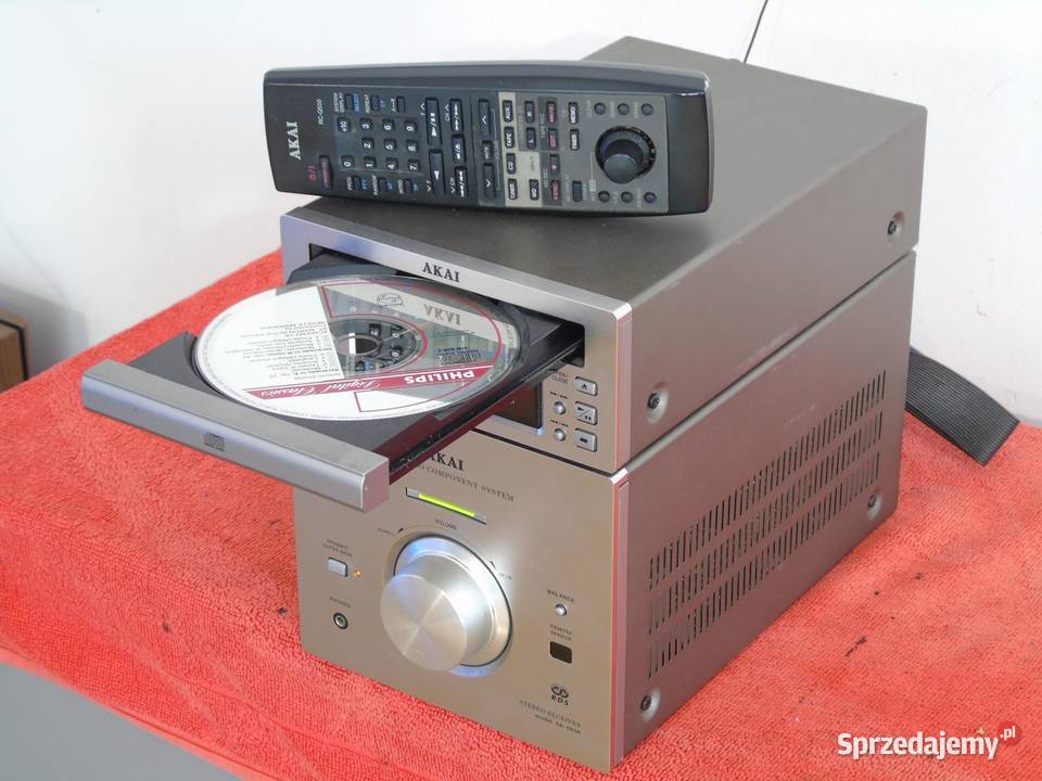 Wieża Akai AA503R pilot mocna RDS CD AUX DOSTAWA Jasło