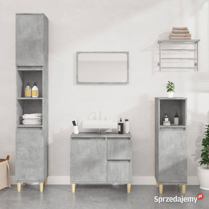 Szafka łazienkowa szarość betonu 65x33x60 Warszawa