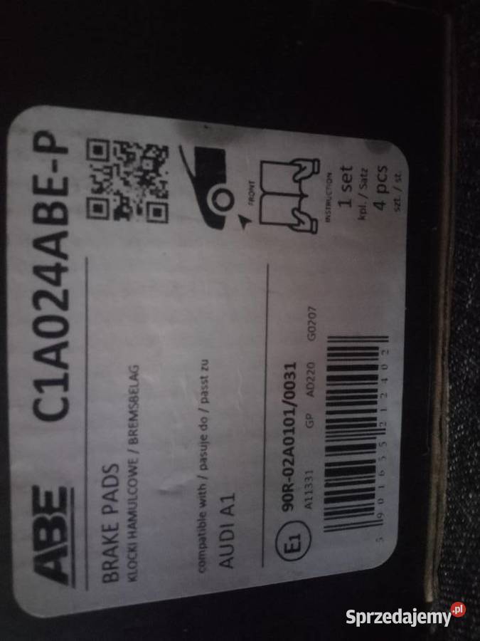 Audi klocki hamulcowe A1 Nowe sprzedam