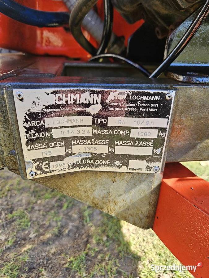Opryskiwacz Sadowniczy Lochmann RA 1090 Opole Lubelskie sprzedam