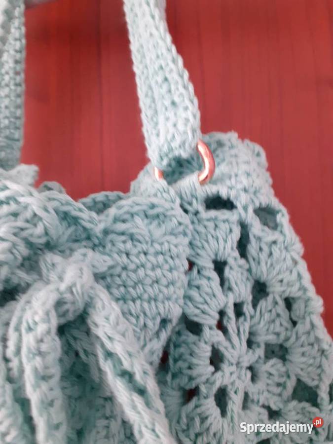 Torba siatka kolor miętowy Łódź