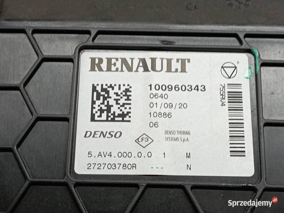 NAGRZEWNICA 272703780R Dacia Lodgy I 2012