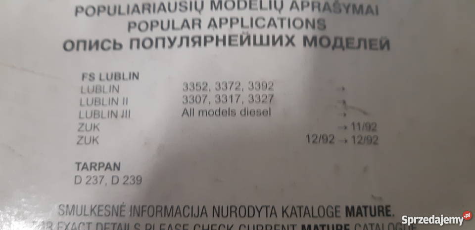 FILTR POWIETRZA A 346 AR 233 FILTRON LUBLIN ŻUK Filtry