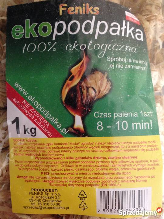 FENIKS Ekopodpałka Podpałka Rozpałka 1 Opał świętokrzyskie Kielce sprzedam