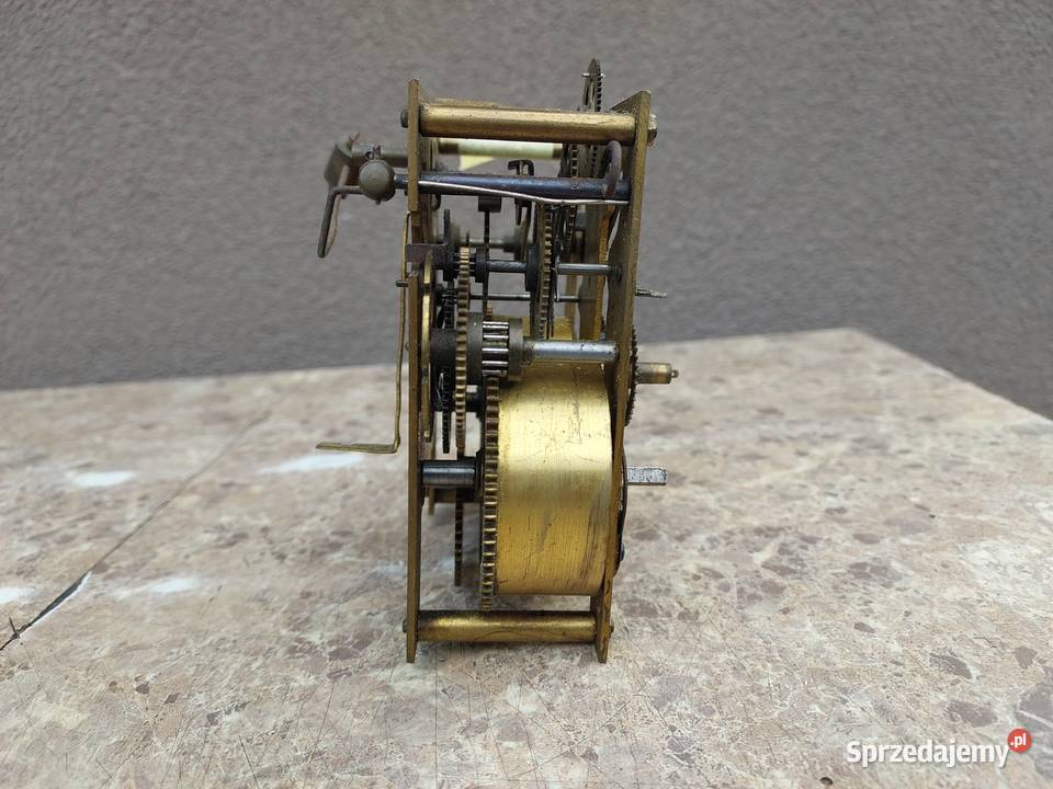 627 Mechanizm starego zegara ściennego Junghans Tczew