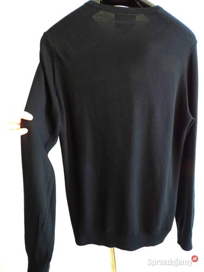 Sweter Męski Wełniany 100 Wełna Merino Fine Wkładane przez głowę  Łomża