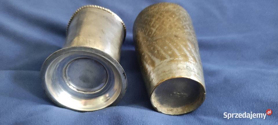 Stare kubki myśliwskie i karczmiane XIXw Antyki Wrocław