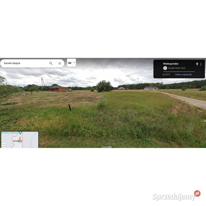 Działka budowlana Korwin Słupca okazja 80m2