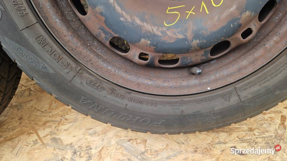 VW POLO FABIA LEON FELGI STALOWE 15 ET38 5X100 wielkopolskie Słowikowo