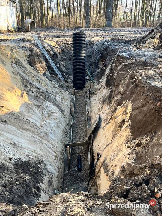 Koparka Wywrotka Wykopy Roboty ziemne Rozbiórki