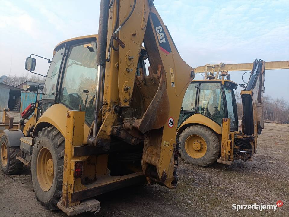 Koparkoladowarka Cat 428F śląskie Dąbrowa Górnicza