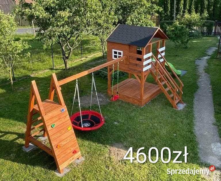 Drewniany plac zabaw Krzeszów