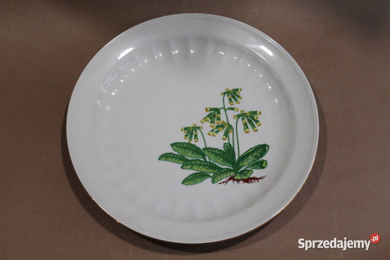 Porcelanowa talerz patera Carl von Linne 1061 Szczecin