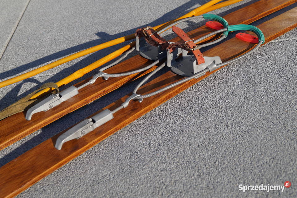 Stare narty dziecięce 100 kijki Pruchnik