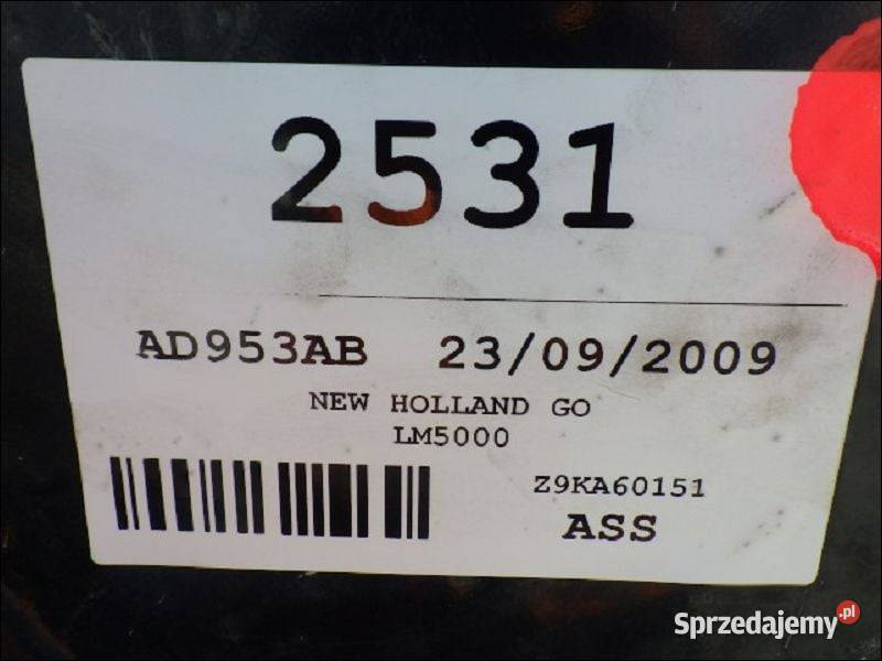 Holland LM 5080 2009rPartsCzęści