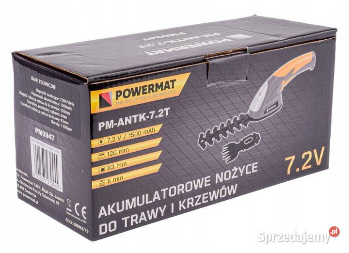 Akumulatorowe NOŻYCE Do Trawy Krzewów Żywopłotu Katowice sprzedam
