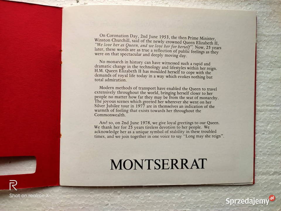 Znaczki Queen Elizabeth II Montserrat bloki