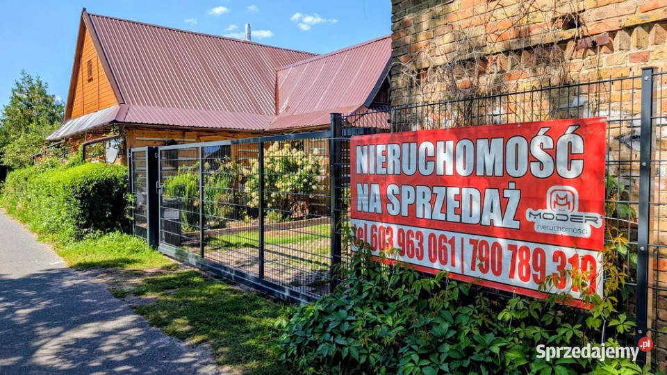 Klimatyczny eko dom na dużej działce Bolemin cegła