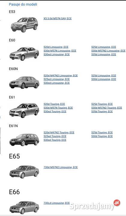 BMW E53 E60 E61 E70 E71 25d 30d 35d ZAWÓR EGR osobowe