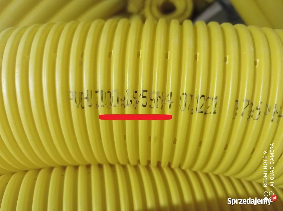 Rura drenarska fi100 melioracyjna pełna bez Goszczyn