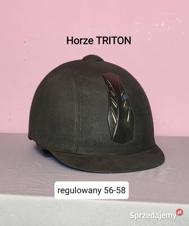 Kask jeździecki Horze Triton regulowany 5658 Pozostałe małopolskie Jasień