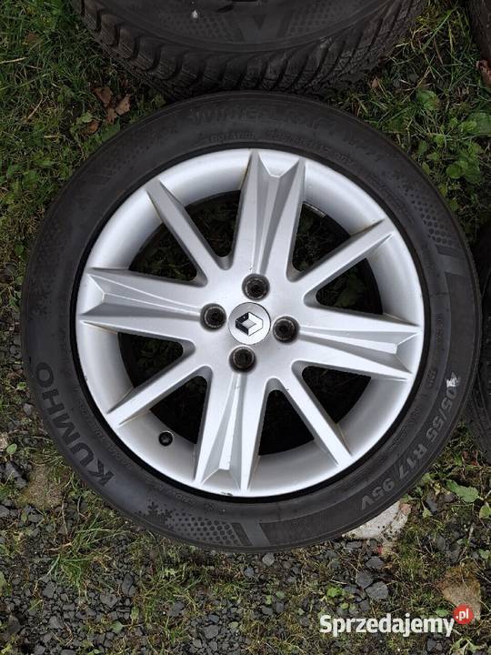 Koła Renault Scenic 17 II 2 Megane z oponami Samochodowe Mirsk sprzedam