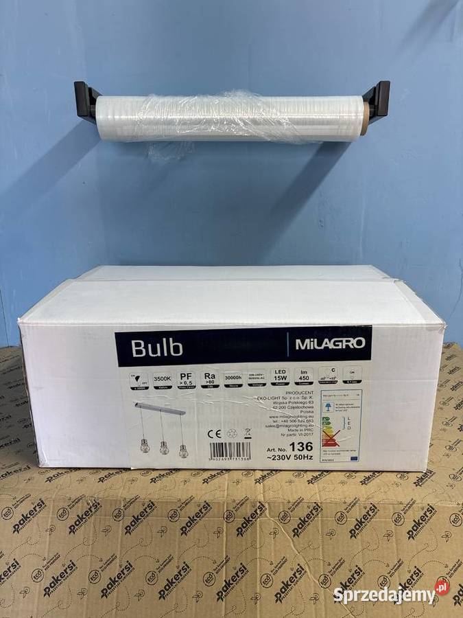 Lampa wisząca Milagro BULB 3 punkty światła Głuchów Górny sprzedam