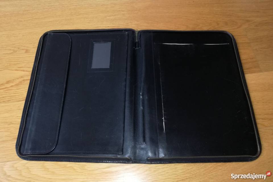 Aktówka skórzana biznesowy niezbędnik w stylu Uniseks