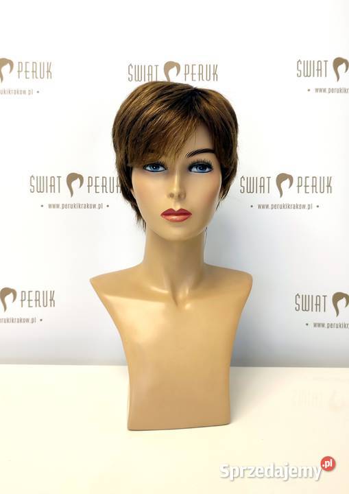 Peruka krótka z włosów naturalnych Opatów sprzedam
