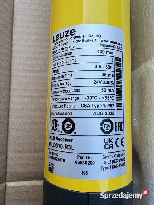 Leuze MLD510R3L Kurtyna świetlna Warszawa