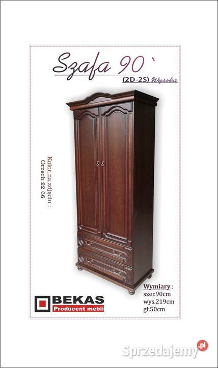 Szafa Wysoka z lustrami 2L2S Bekas Stylowa kujawsko-pomorskie Marcelewo