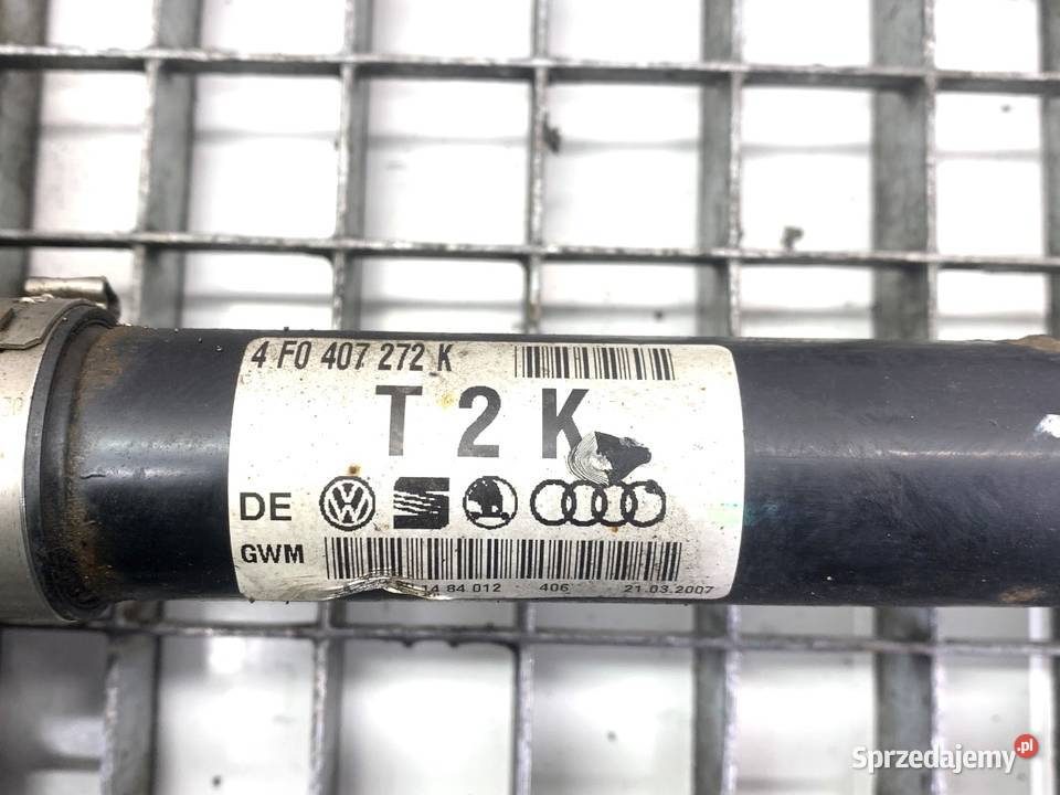 PÓŁOŚ PRAWY PRZÓD AUDI A6 C6 4F0407272K 27 180 podkarpackie