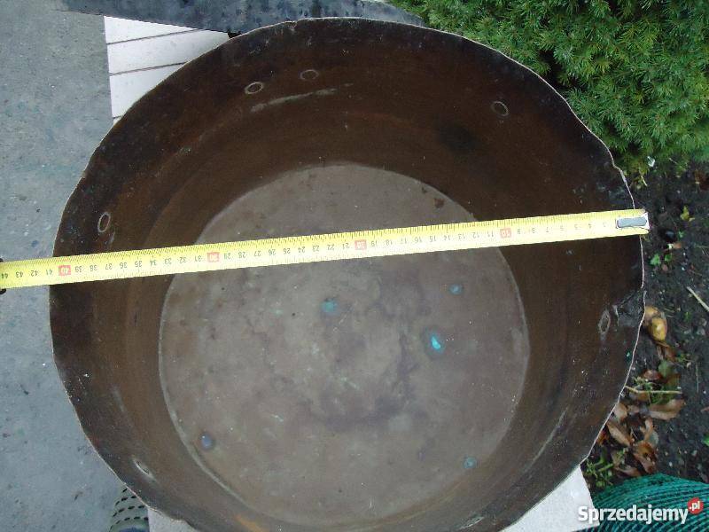 DUŻY STARY ORYGINALNY KOCIOŁ MIEDZIANY sprzedam