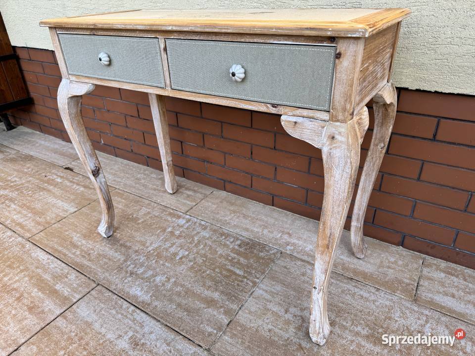Konsola Ludwikowa schaby chic toaletka biurko Garwolin