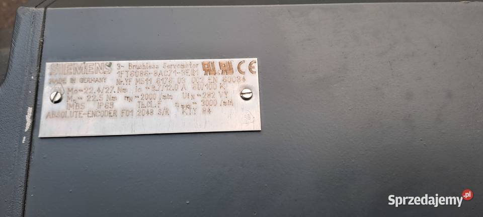 Siemens 1FT60868AC713EG1 Servomotor siemens 1ft małopolskie