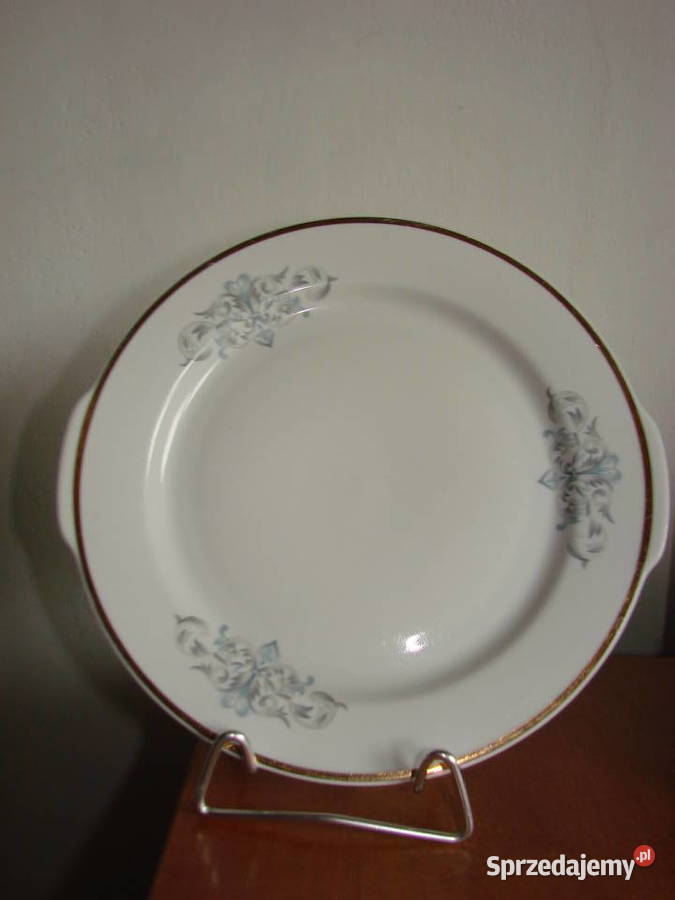 Włocławek porcelanowy talerz PRL Pruszcz Gdański