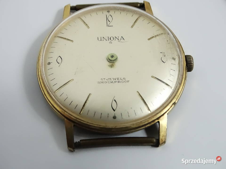 Zegarek mechaniczny UNIONA 17 Jewels Vintage PRL Biłgoraj