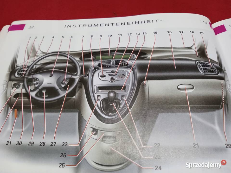 CITROEN XSARA PICASSO Instrukcja Obsługi książka Łódź