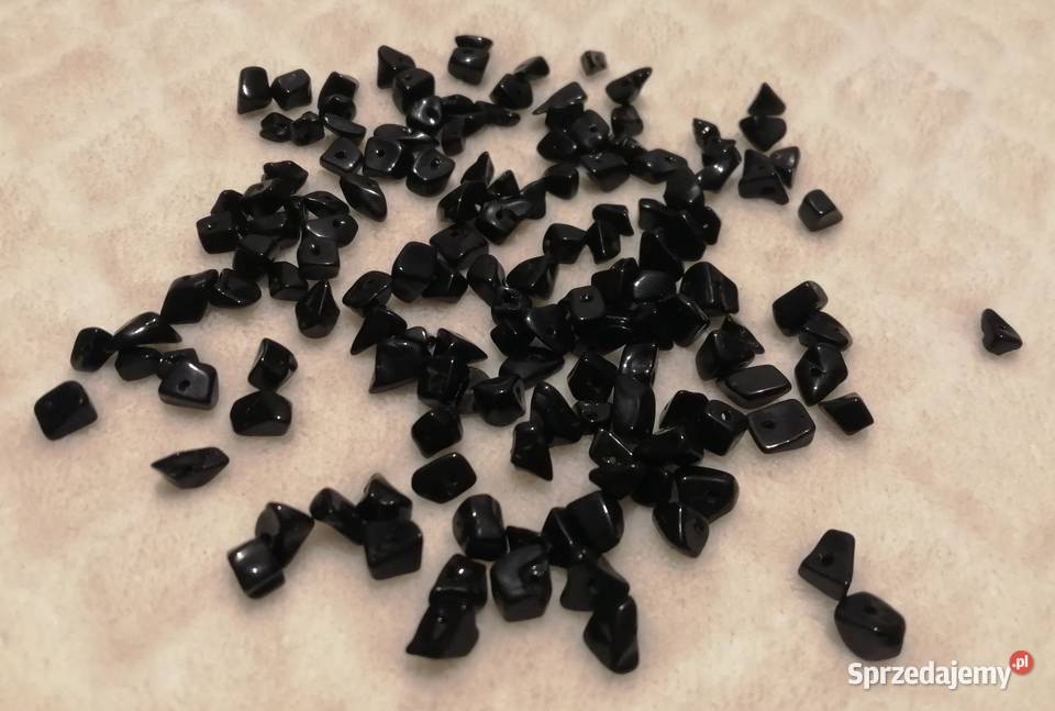 Koraliki kamyki sieczka nieregularne bryłki 68mm Czeladź